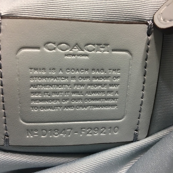 ❌SOLD❌ NWT Coach Signature PVC File Crossbody Bag - Picture 7 of 8